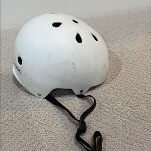 Kids White Safety Helmet